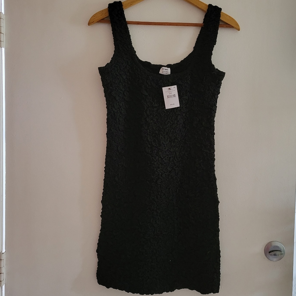 New Cotton On black ruffle women's mini dress size xxs